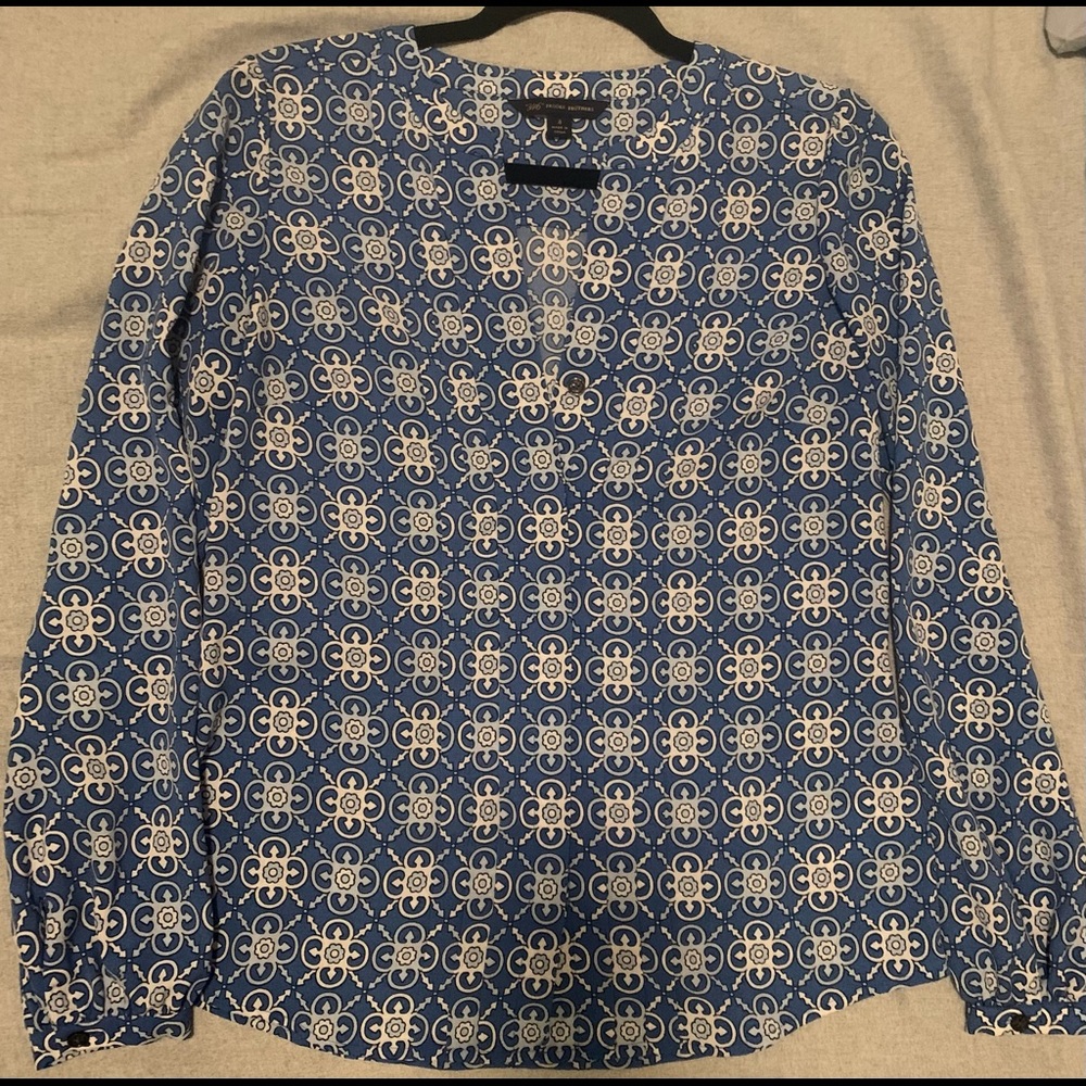 NWOT - Brooks Brothers Resort Blouse. WM SZ 4